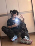 格尔卡森猫眼老爹鞋男休闲情侣潮鞋子男2025新款夏季莆田潮男增高异瞳男鞋 猫眼-绯红【官方正品】无惧对比 37 女码 晒单实拍图