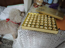 费列罗（Ferrero Rocher）巧克力礼盒装情人节61六一儿童节女神节礼物送员工生日公司团购 金色48粒礼盒装 实拍图
