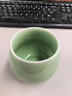 龙泉青瓷功夫茶具陶瓷茶杯家用泡茶杯办公室主人杯单杯无柄杯中式冰裂水杯 弟窑梅子青 实拍图