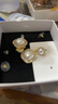 伊灿方形水钻仿珍珠耳钉小众通勤耳坠高级感耳环2025新款爆款气质耳饰 方形水钻仿珍珠耳钉 实拍图