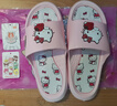 三丽鸥美乐蒂儿童凉拖鞋夏季女童室内洗澡防滑宝宝家居男童一字拖 粉色凯蒂猫 36/37【内长约22.5cm】 实拍图