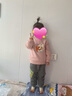 巴拉巴拉儿童套装男童女童加绒两件套秋冬卡通印花小童装 梦幻粉60306 110cm 实拍图