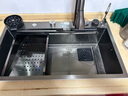 GOFU高赋-G18瀑布出水水槽不锈钢厨房大单槽多功能洗菜池洗菜盆洗碗槽 G18[水槽8046F] 实拍图