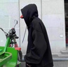 WASSUP HERMU官方潮流连帽卫衣男春秋季运动休闲情侣套装大码外套潮牌长袖开衫 浅灰色 XL（建议130-150斤) 实拍图