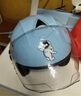 NUOMAN新国标儿童可爱冬季头盔电瓶电动车骑行全盔男女春秋卡通安全头盔 浅蓝色太空人【高清长镜】 实拍图