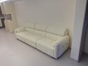 冬熊轻奢真皮沙发简约现代客厅小户型沙发大象耳朵乳胶直排沙发奶油风 五人位3.4米 旗舰版：头层牛皮+凝胶记忆棉+6CM紫罗兰 实拍图
