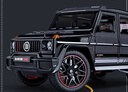 中精质造大号合金车模型1:18巴博斯G800仿真大G奔驰喷雾玩具越野汽车玩具 1/36奔驰大G黑金纪念版-四开门 实拍图