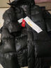 京东京造黑金鹅绒服羽绒服男女同款长款冬季情侣加厚外套男装衣服 黑色 L 实拍图