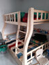 筱环【送货上门包安装】上下床儿童实木床上下铺双层小孩高低子母床 单梯款+书架+双抽+天然椰棕床垫*2 上铺宽115下铺宽135-全实木 实拍图