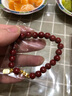 【新春吉庆】手链葫芦手串送女友高颜值新年礼物饰品生日礼物 朱砂采莲手链8mm 实拍图