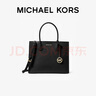 MICHAEL KORS新年礼物送女友轻奢MK女包MERCER手提单肩斜挎托特包 大号 黑色 实拍图