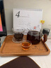 实木高颜值乌檀木盘子方形木盘创意木托盘家用茶盘水果餐盘木质盘 正宗乌檀木实木方盘 1个 25*12.5*1.3cm 实拍图