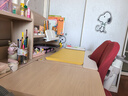 光明园迪（GMYD） 儿童学习桌椅套装可升降学生书桌健康多功能写字桌诚者F120 诚者F120珊瑚粉+V7-2卡其+粉椅套 实拍图