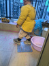 9i9宝宝吃饭罩衣防水长袖幼儿园画画衣婴儿童反穿防溅衣兔子A128 实拍图