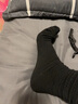 宝盖丁白色毛巾薄款袜子男士吸湿排汗防臭大码男袜运动长筒春夏季篮球袜 【四季款】中筒黑色 4双 均码 35-45码 实拍图