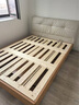 林氏家居床双人床悬浮床储物床北欧风架床原木风软包床1.5OU4A 实拍图