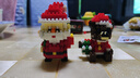 圣诞积木乐乐兄弟微颗粒圣诞树圣诞老人驯鹿雪人玩具礼物 圣诞积木随机两盒 实拍图