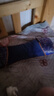 艾草颈椎枕头电加热敷骨头枕护颈枕艾灸助睡眠家用糖果枕冬病夏治 【热敷款】蓝色水晶绒骨头枕（四档调温） 约20×55cm 实拍图