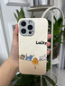 圣图朗小羊皮可爱熊猫适用phone15promax苹果14手机壳新款16pro情侣12男女生防摔11磨砂硅胶13全包保护套 小羊皮 -杏白底四只猫咪Lucky iPhone 14 Pro Max 实拍图