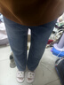 真维斯（Jeanswest）高腰阔腿牛仔裤女春夏季新款直筒宽松垂感软牛仔拖地裤子 复古蓝【长裤】星空纹 M 【27-28】码 实拍图