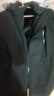 雅鹿三合一冲锋衣女男防风短外套加绒加厚可拆内胆风衣保暖滑雪登山服 YLN17Z36760黑色-男 6XL 实拍图