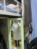 斐乐蓬蓬羽绒服丨FILA过膝长款羽绒女连帽防污保暖外套 云菇白-WT XL 175/92A 实拍图