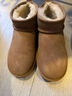 京东京造【Mini厚底】雪地靴女增高时尚斜口短靴加绒羊皮毛一体羚羊棕39 实拍图