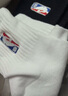 NBA篮球袜子男士抗菌防臭运动袜秋冬全毛圈加厚毛巾底跑步棉袜3双 实拍图