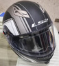 LS2双镜片揭面盔电动摩托车头盔男女高清耐磨赛车四季通用 FF370 哑黑灰竞速 XL（建议57-58头围） 实拍图