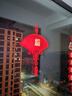 渡鹊桥2026马年新年电视墙装饰挂件背景挂饰中国结福字入户布置过年对联 挂联财神鱼+彩扇福挂件 实拍图