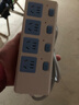 【京东物流】经典蓝白插座/插排/插线板 新国标纯铜高温阻燃大功率多孔位分控 家用宿舍办公 四位20孔 独立开关 线长1.8M 实拍图