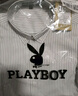 花花公子（PLAYBOY）长袖衬衫男春秋季男士衬衣男条纹商务休闲绅士外套 白条 2XL 实拍图