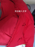 布丁哈鲁女童可爱蝴蝶结连帽羽绒服冬季新款中大童三防保暖红色过年外套潮 实拍图