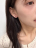 SINCE YOU暗黑宇宙纯银耳环男养耳洞高级感耳钉潮酷冷淡耳饰女52礼物送对象 暗黑宇宙耳环（太空灰单只） 实拍图