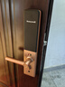 霍尼韦尔（Honeywell）智能门锁3500 双轴承高端握把AI指纹锁 电子锁防盗家用入户门锁 超薄下置把手 3500金色 实拍图