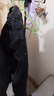 顶峰保罗（Dingfengbaoluo）美式牛仔裤男冬季高街直筒宽松加绒加厚阔腿长裤DFS05JR黑灰L 实拍图