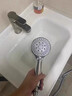布莱达粗孔多功能沐浴花洒喷头手持壁挂式莲蓬头浴室洗澡大出水淋浴花洒 【旗舰款】银色五档增压花洒 实拍图