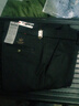 啄木鸟高档羊羔绒休闲裤加绒加厚男士商务西裤弹力直筒宽松中年爸爸裤子 S-黑色【羊羔】正品 加绒 35码【2尺8腰围】160-170斤 实拍图