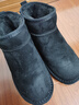 红蜻蜓雪地靴女秋冬加绒百搭棉鞋保暖短靴女靴WLC43470黑色38 实拍图