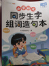 斗半匠同步生字组词造句本练习册二年级下册人教版同步教材预习生字小学语文字词句专项训练同步练习（2本） 实拍图