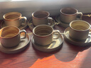 博为（BW）复古陶瓷咖啡杯家用下午茶茶具创意挂耳式拿铁杯碟礼盒套装 6个装【礼盒包装】 实拍图