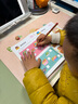 思笔乐（STABILO）特粗洞洞笔铅笔6支 小学生文具 德国易抓握儿童正姿铅笔 金属红CN322/08-HB 儿童节礼物 实拍图