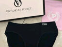 维多利亚的秘密（Victoria's Secret）PINK 夏季舒适无痕3A抗菌抑菌LOGO中腰包臀内裤三角裤女 94D1白色-光面款 11247228 1条 S 实拍图