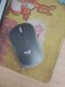 罗技（Logitech）M185鼠标 无线鼠标 办公鼠标 对称鼠标 黑色灰边 带无线2.4G接收器 实拍图