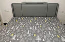 新款床头2024软包简约现代实木轻奢科技背板靠背落地超薄单买 深灰色【科技布】黑色配件 一米八宽床头 实拍图