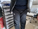耐克（NIKE）男裤 25冬季新款运动裤针织直筒卫裤跑步长裤加绒保暖休闲裤子男 内里加绒/柔软顺滑/晒图退10 XL 【180】体重150~170斤左右 实拍图