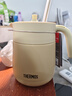 膳魔师（THERMOS）日本进口膳魔师焖泡、带茶漏家用不锈钢大容量茶壶TTE-450/700 奶黄色茶壶700mll(赠送壶垫) 实拍图