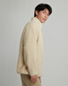 Gap男女装LOGO抱抱绒立领运动卫衣817851休闲上衣 冰淇淋白 L (185/104A) 实拍图