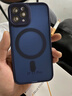KEKLLE【肤感磁吸】适用iPhone11pro手机壳苹果11pro保护套无线充电磨砂防摔镜头全包软边保护套 宝蓝色 实拍图