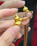 潮宏基 福禄葫芦古法黄金项链女士足金吊坠套链生日礼物女 计价 福禄葫芦套链 6.95克 实拍图